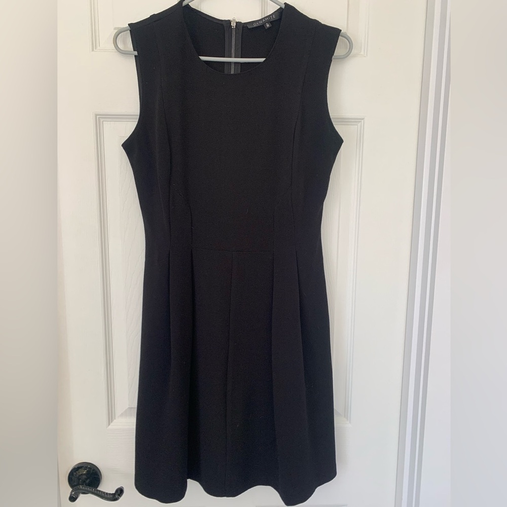DYNAMITE Flared black mini dress